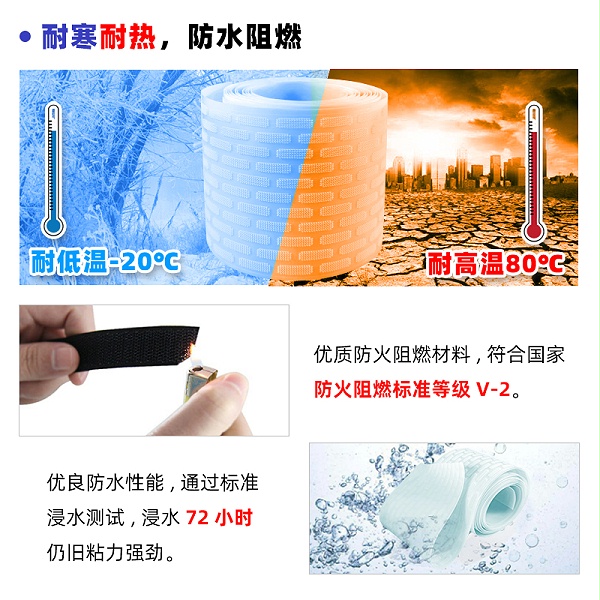粘扣新材料-高低温防水阻燃-热压 拷贝