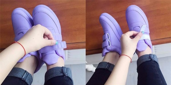 高端大气高档的魔术贴女鞋