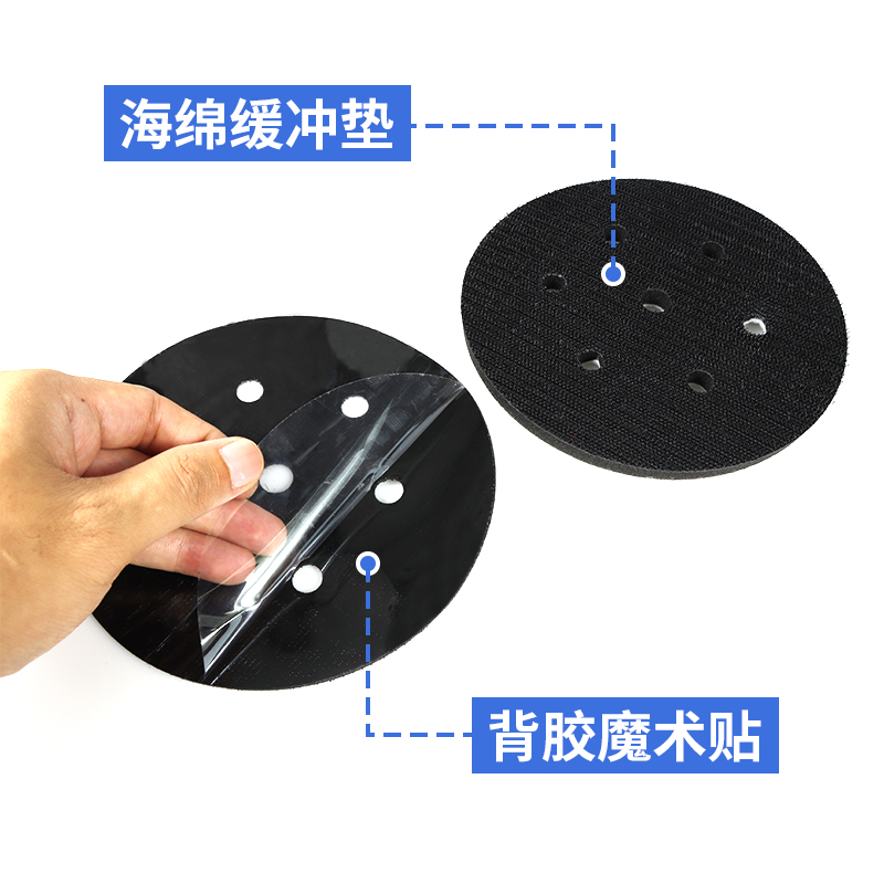 湿磨机缓冲垫背胶魔术贴-防水防滑脱、快换系统提升效率